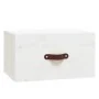 White wall bedside table 40x29.5x22 cm by vidaXL, Lockers and storage cabinets - Ref: Foro24-820988, Price: 30,75 €, Discount: %