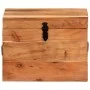 Solid acacia wood storage box 39x28x31 cm by vidaXL, Storage trunks - Ref: Foro24-338482, Price: 69,82 €, Discount: %