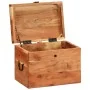 Solid acacia wood storage box 39x28x31 cm by vidaXL, Storage trunks - Ref: Foro24-338482, Price: 69,82 €, Discount: %