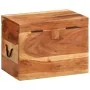 Solid acacia wood storage box 39x28x31 cm by vidaXL, Storage trunks - Ref: Foro24-338482, Price: 69,82 €, Discount: %
