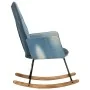 Denim blue patchwork canvas rocking chair by vidaXL, Rocking chairs - Ref: Foro24-339688, Price: 108,36 €, Discount: %