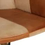 Schaukelstuhl aus echtem Leder und braunem Canvas von vidaXL, Schaukelstühle - Ref: Foro24-339691, Preis: 123,47 €, Rabatt: %