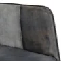 Genuine Leather and Gray Canvas Rocking Chair by vidaXL, Rocking chairs - Ref: Foro24-339693, Price: 100,31 €, Discount: %