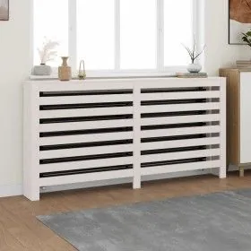 Massivholz Heizkörperabdeckung aus weißer Kiefer 169x19x84 cm von vidaXL, Zubehör für Heizkörper - Ref: Foro24-822607, Preis:...