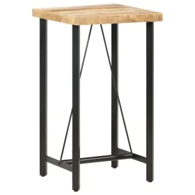 Solid rough mango wood bar table 60x60x107 cm by vidaXL, Kitchen and dining tables - Ref: Foro24-286610, Price: 232,44 €, Dis...