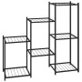 Soporte para flores de hierro negro 83x25x80 cm de vidaXL, Soportes para macetas - Ref: Foro24-343129, Precio: 53,78 €, Descu...