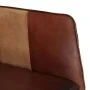 Rocking chair with genuine leather seat and brown canvas. by vidaXL, Rocking chairs - Ref: Foro24-339708, Price: 152,86 €, Di...