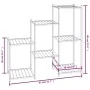 Black iron flower stand 83x25x80 cm by vidaXL, Pot stands - Ref: Foro24-343129, Price: 54,91 €, Discount: %