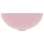 Rundes Badezimmerwaschbecken aus mattrosa Keramik von vidaXL, Sinkt - Ref: Foro24-146977, Preis: 62,46 €, Rabatt: %