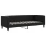 Sofá cama con colchón tela negro 80x200 cm de vidaXL, Camas y somieres - Ref: Foro24-3196557, Precio: 306,34 €, Descuento: %