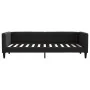 Sofá cama con colchón tela negro 80x200 cm de vidaXL, Camas y somieres - Ref: Foro24-3196557, Precio: 306,34 €, Descuento: %