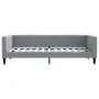 Sofa bed with light gray fabric mattress 90x200 cm by vidaXL, Beds and slatted bases - Ref: Foro24-3196560, Price: 329,07 €, ...