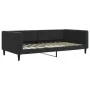 Sofá cama con colchón terciopelo negro 100x200 cm de vidaXL, Camas y somieres - Ref: Foro24-3196678, Precio: 361,56 €, Descue...