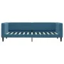 Sofa bed with blue velvet mattress 80x200 cm by vidaXL, Beds and slatted bases - Ref: Foro24-3196659, Price: 342,26 €, Discou...
