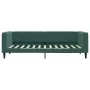 Sofa bed with dark green velvet mattress 90x200 cm by vidaXL, Beds and slatted bases - Ref: Foro24-3196669, Price: 319,78 €, ...