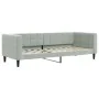 Sofa bed with light gray velvet mattress 80x200 cm by vidaXL, Beds and slatted bases - Ref: Foro24-3196660, Price: 344,28 €, ...