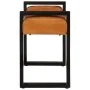 Schwarz-braune Bank aus echtem Ziegenleder, 110 cm von vidaXL, Ess- und Küchenbänke - Ref: Foro24-342210, Preis: 163,59 €, Ra...