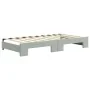 Trundle sofa bed with light gray velvet mattress 90x190 cm by vidaXL, Beds and slatted bases - Ref: Foro24-3196728, Price: 40...