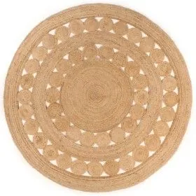 Alfombra redonda de yute trenzado 210 cm de vidaXL, Alfombras - Ref: Foro24-343591, Precio: 115,69 €, Descuento: %