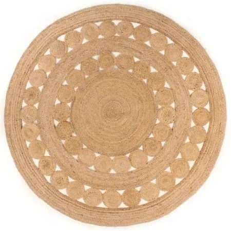 Round braided jute rug 210 cm by vidaXL, Rugs - Ref: Foro24-343591, Price: 115,69 €, Discount: %
