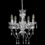 Runder Kronleuchter mit silbernen Kristallperlen 5xE14 von vidaXL, Lampen - Ref: Foro24-281601, Preis: 85,96 €, Rabatt: %