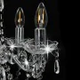 Lámpara de araña con cuentas de cristal plateado redonda 5xE14 de vidaXL, Lámparas - Ref: Foro24-281601, Precio: 85,96 €, Des...