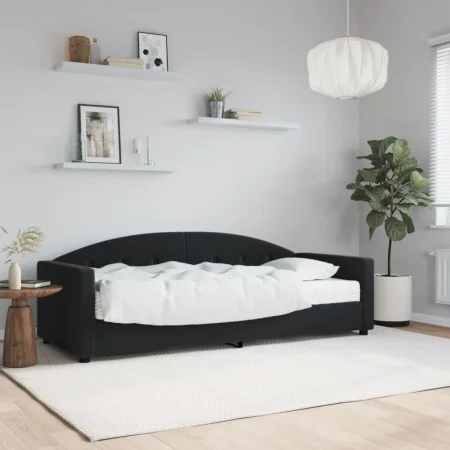 Schlafsofa mit schwarzer Samtmatratze 80x200 cm von vidaXL, Betten und Lattenroste - Ref: Foro24-3197274, Preis: 303,87 €, Ra...