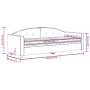 Sofa bed with black velvet mattress 80x200 cm by vidaXL, Beds and slatted bases - Ref: Foro24-3197274, Price: 303,87 €, Disco...