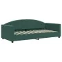Sofá cama con colchón terciopelo verde oscuro 90x200 cm de vidaXL, Camas y somieres - Ref: Foro24-3197279, Precio: 331,06 €, ...