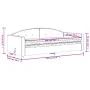 Sofá cama con colchón terciopelo verde oscuro 90x200 cm de vidaXL, Camas y somieres - Ref: Foro24-3197279, Precio: 331,06 €, ...