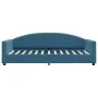 Sofá cama con colchón terciopelo azul 90x200 cm de vidaXL, Camas y somieres - Ref: Foro24-3197276, Precio: 333,10 €, Descuent...