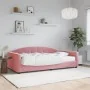 Sofá cama con colchón terciopelo rosa 100x200 cm de vidaXL, Camas y somieres - Ref: Foro24-3197287, Precio: 372,29 €, Descuen...