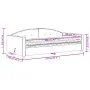 Sofá cama con colchón terciopelo rosa 100x200 cm de vidaXL, Camas y somieres - Ref: Foro24-3197287, Precio: 372,29 €, Descuen...