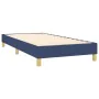 Box spring bed with mattress and LED blue fabric 80x200 cm by vidaXL, Beds and slatted bases - Ref: Foro24-3133755, Price: 29...