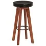 Küchenhocker 2 Stück Echtes Leder Massivholz Akazie von vidaXL, Küchenhocker - Ref: Foro24-348165, Preis: 172,06 €, Rabatt: %