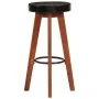 Küchenhocker 2 Stück Echtes Leder Massivholz Akazie von vidaXL, Küchenhocker - Ref: Foro24-348165, Preis: 172,06 €, Rabatt: %