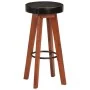 Küchenhocker 2 Stück Echtes Leder Massivholz Akazie von vidaXL, Küchenhocker - Ref: Foro24-348165, Preis: 172,06 €, Rabatt: %