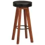 Küchenhocker 2 Stück Echtes Leder Massivholz Akazie von vidaXL, Küchenhocker - Ref: Foro24-348165, Preis: 172,06 €, Rabatt: %