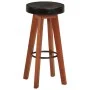 Küchenhocker 2 Stück Echtes Leder Massivholz Akazie von vidaXL, Küchenhocker - Ref: Foro24-348165, Preis: 172,06 €, Rabatt: %