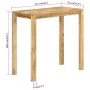 Mesa alta de bar madera maciza de mango 112x55x108 cm de vidaXL, Mesas auxiliares - Ref: Foro24-350317, Precio: 191,22 €, Des...