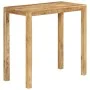 High bar table solid mango wood 112x55x108 cm by vidaXL, Side tables - Ref: Foro24-350317, Price: 191,76 €, Discount: %