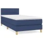 Box spring bed with blue fabric mattress 80x200 cm by vidaXL, Beds and slatted bases - Ref: Foro24-3140575, Price: 274,73 €, ...