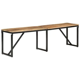 Solid mango wood bench 160x35x46 cm by vidaXL, Benches for halls and storage - Ref: Foro24-351683, Price: 141,72 €, Discount: %