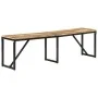 Solid mango wood bench 160x35x46 cm by vidaXL, Benches for halls and storage - Ref: Foro24-351683, Price: 141,72 €, Discount: %
