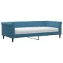 Schlafsofa mit blauer Samtmatratze 90x200 cm von vidaXL, Betten und Lattenroste - Ref: Foro24-3197746, Preis: 333,11 €, Rabat...