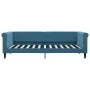 Schlafsofa mit blauer Samtmatratze 90x200 cm von vidaXL, Betten und Lattenroste - Ref: Foro24-3197746, Preis: 333,11 €, Rabat...