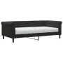 Sofá cama con colchón terciopelo negro 90x190 cm de vidaXL, Camas y somieres - Ref: Foro24-3197762, Precio: 303,56 €, Descuen...