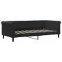 Sofá cama con colchón terciopelo negro 90x190 cm de vidaXL, Camas y somieres - Ref: Foro24-3197762, Precio: 303,56 €, Descuen...