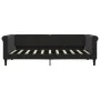 Sofá cama con colchón terciopelo negro 90x190 cm de vidaXL, Camas y somieres - Ref: Foro24-3197762, Precio: 303,56 €, Descuen...