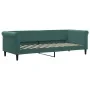Sofa bed with dark green velvet mattress 80x200 cm by vidaXL, Beds and slatted bases - Ref: Foro24-3197742, Price: 310,67 €, ...
